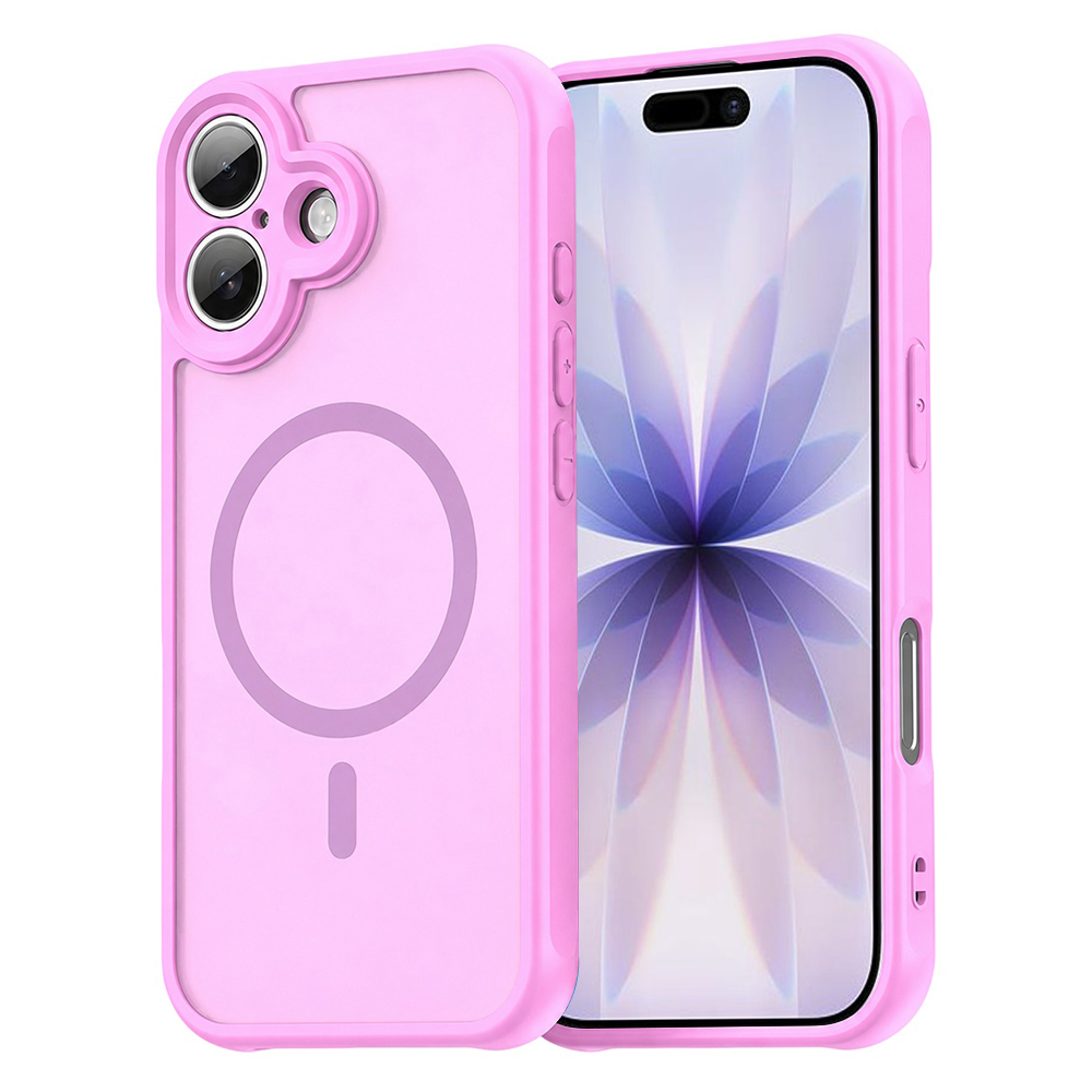 Калъф за iPhone 17 - Techsuit HaloFrost II MagSafe - Розов