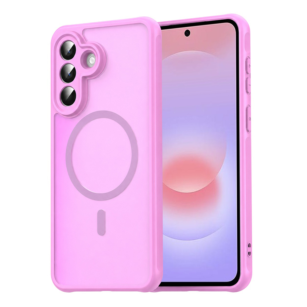 Калъф за Samsung Galaxy A37 5G - Techsuit HaloFrost II MagSafe - Розов