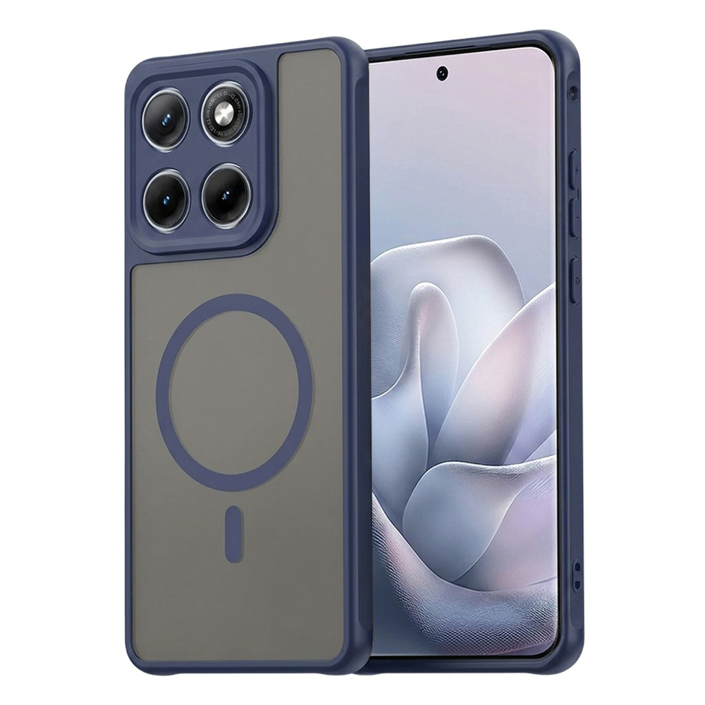 Калъф за Motorola Edge 70 Fusion - Techsuit HaloFrost II MagSafe - Тъмносин Син