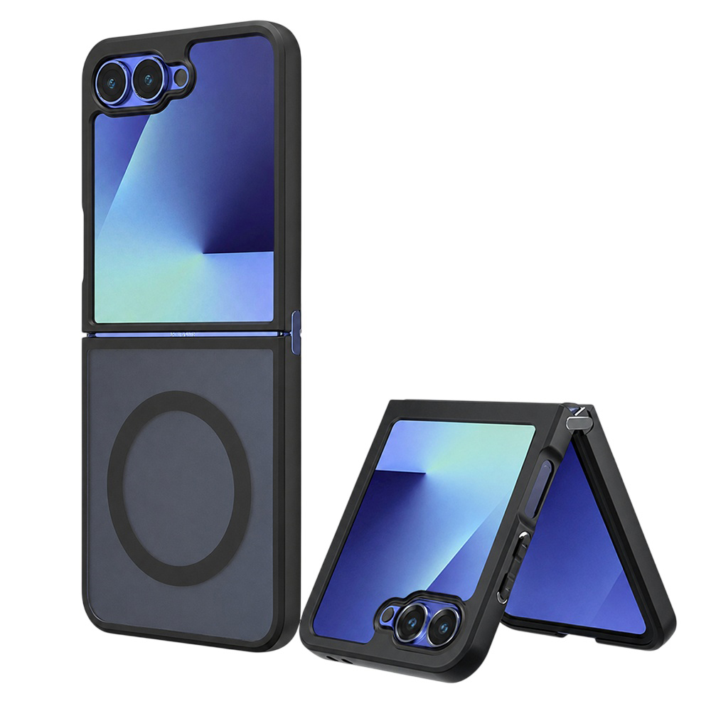Калъф за Samsung Galaxy Z Flip7 - Techsuit PureFrost MagSafe - Frosted Черен