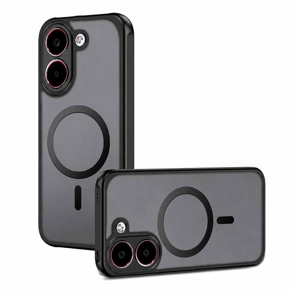 Калъф за Xiaomi Poco X8 Pro - Techsuit PureFrost MagSafe - Frosted Черен