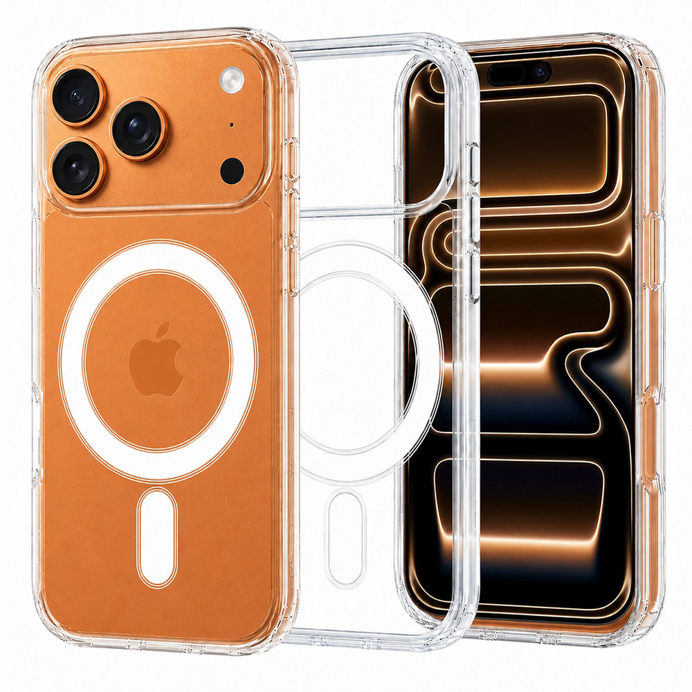 Калъф за iPhone 17 Pro Max - Techsuit MagSafe Pro - Прозрачен
