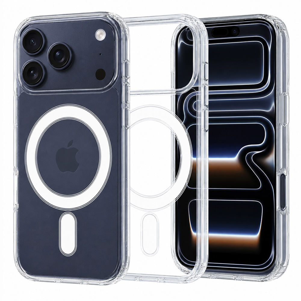Калъф за iPhone 17 Pro - Techsuit MagSafe Pro - Прозрачен