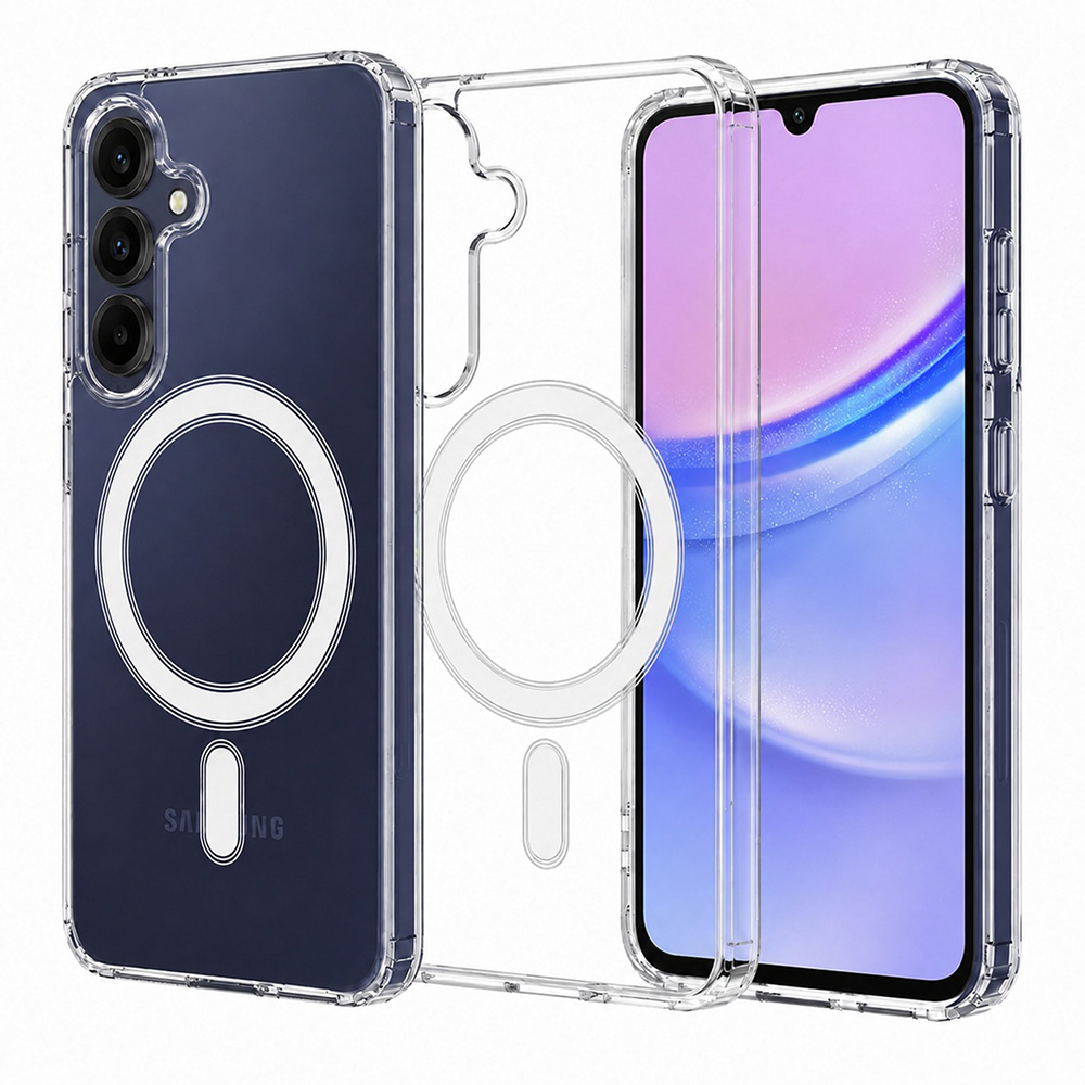 Калъф за Samsung Galaxy A15 4G - Techsuit MagSafe Pro - Прозрачен