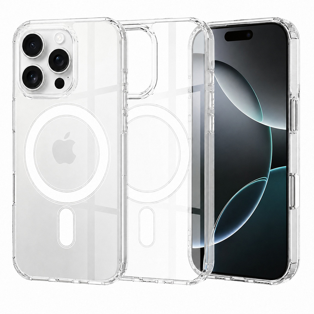Калъф за iPhone 16 Pro - Techsuit MagSafe Pro - Прозрачен
