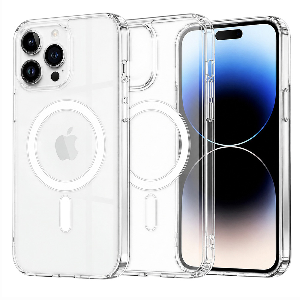 Калъф за iPhone 14 Pro - Techsuit MagSafe Pro - Прозрачен