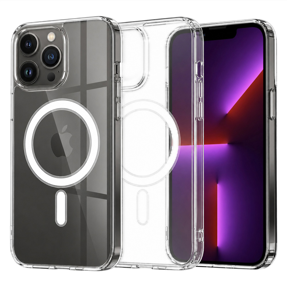 Калъф за iPhone 13 Pro - Techsuit MagSafe Pro - Прозрачен