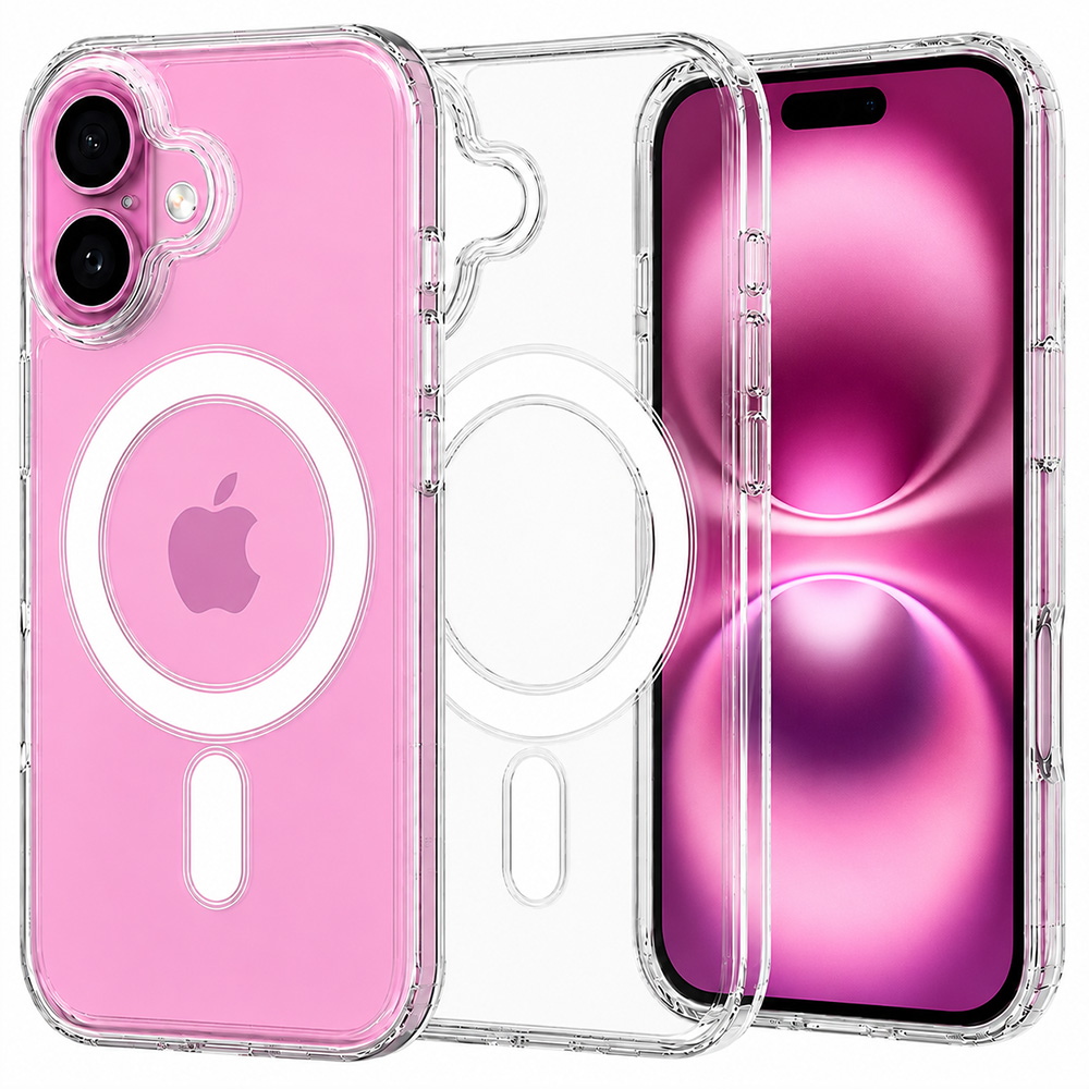 Калъф за iPhone 16 Plus - Techsuit MagSafe Pro - Прозрачен