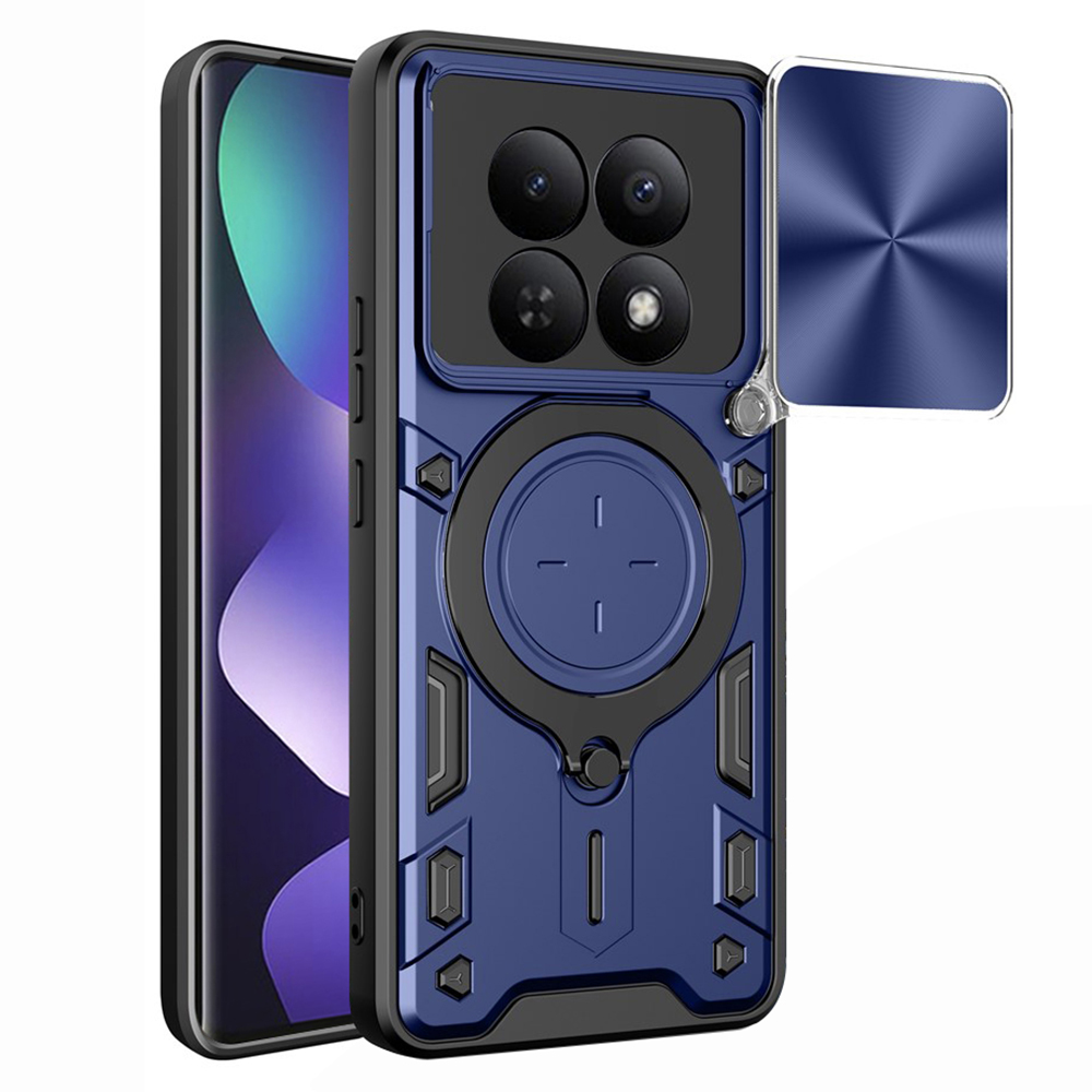 Калъф за Xiaomi Redmi Note 15 5G / Note 15 4G / Poco M8 5G - Techsuit CamGuard Pro - Син