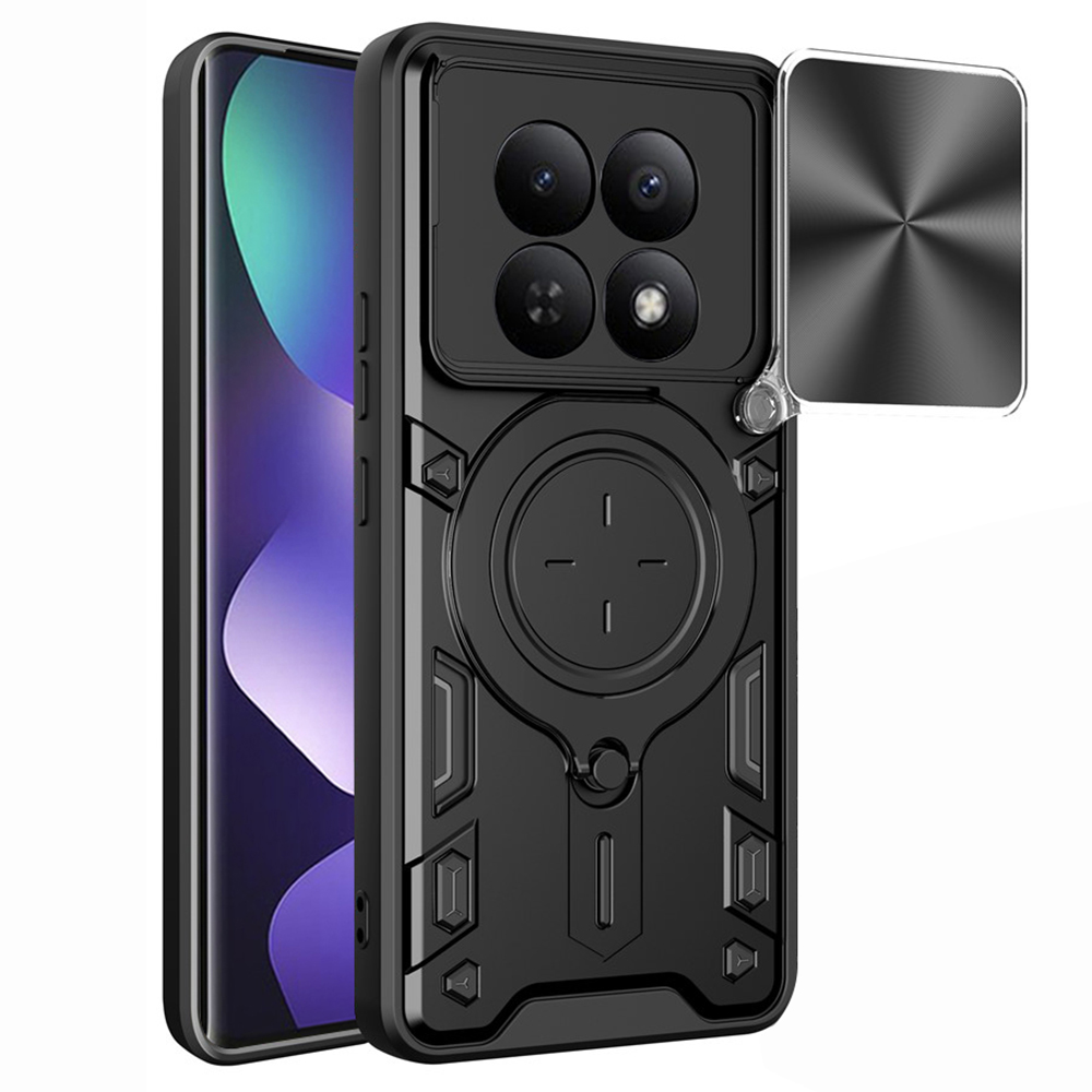 Калъф за Xiaomi Redmi Note 15 5G / Note 15 4G / Poco M8 5G - Techsuit CamGuard Pro - Черен