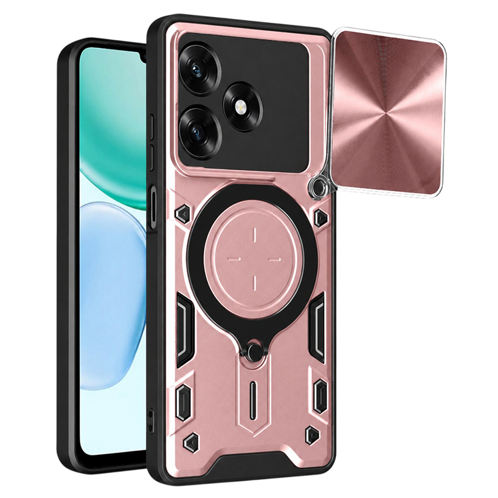 Калъф за Honor X5c Plus - Techsuit CamGuard Pro - Розово злато