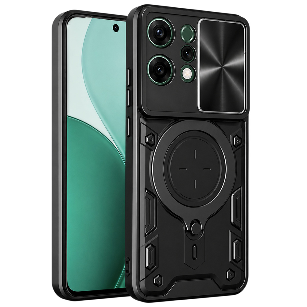Калъф за Oppo Reno14 - Techsuit CamGuard Pro - Черен