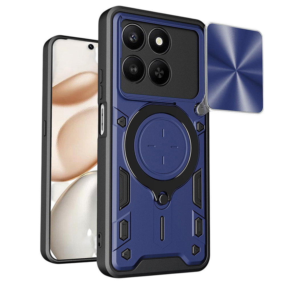 Калъф за Honor 400 Smart 5G / 400 Smart 4G / X7d 4G - Techsuit CamGuard Pro - Син