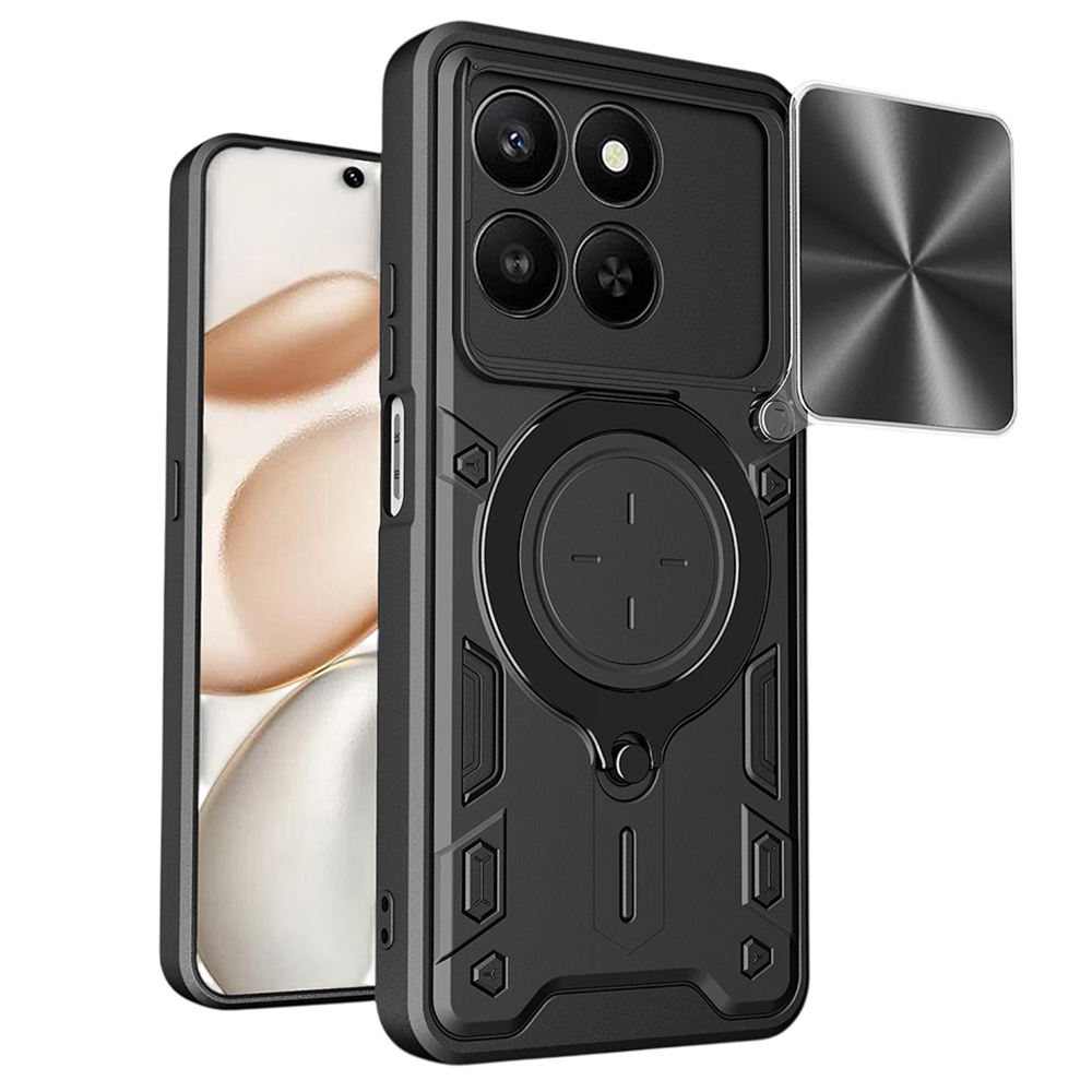 Калъф за Honor 400 Smart 5G / 400 Smart 4G / X7d 4G - Techsuit CamGuard Pro - Черен