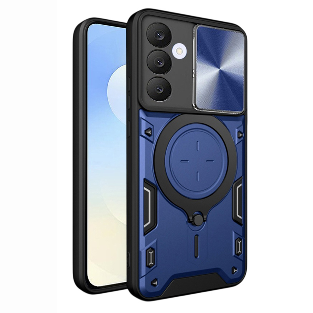 Калъф за Samsung Galaxy S25 FE - Techsuit CamGuard Pro - Син