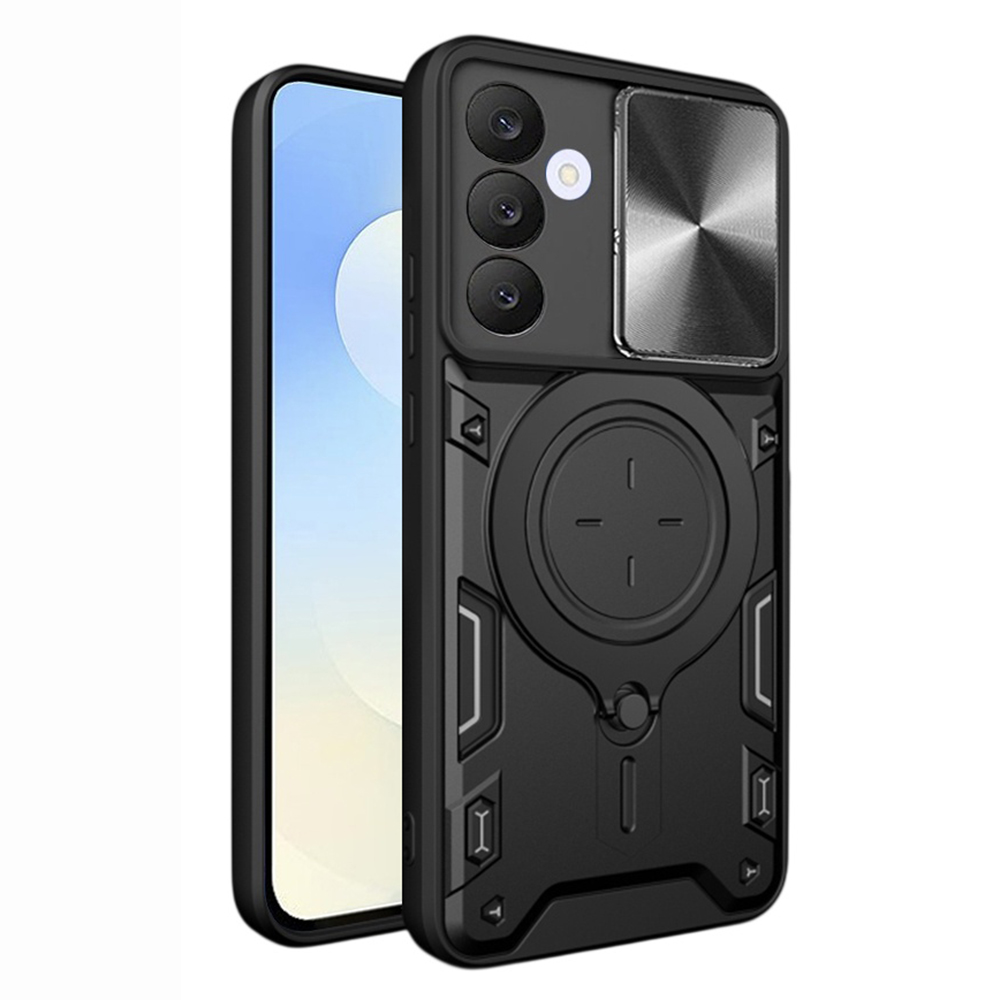 Калъф за Samsung Galaxy S25 FE - Techsuit CamGuard Pro - Черен