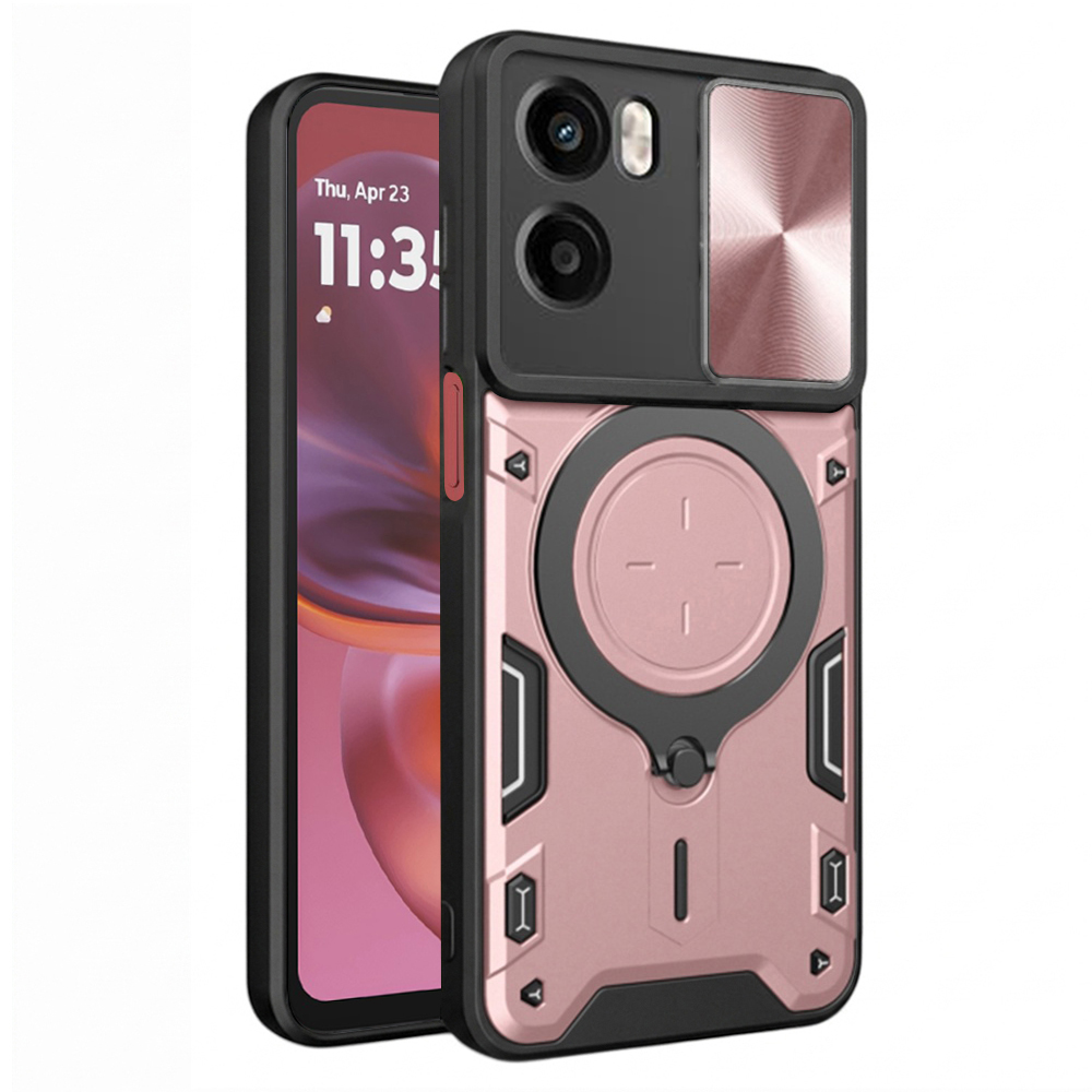Калъф за Motorola Moto Moto G05 / E15 - Techsuit CamGuard Pro - Розово злато