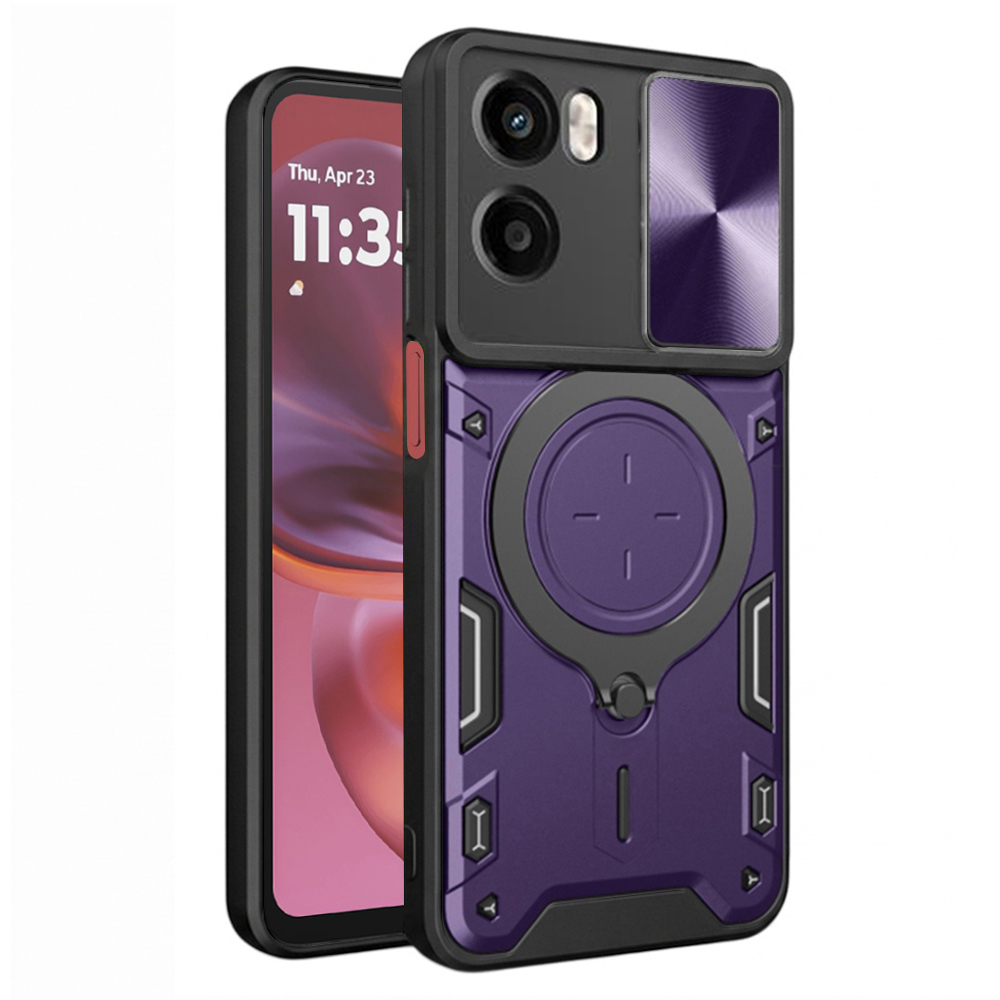 Калъф за Motorola Moto Moto G05 / E15 - Techsuit CamGuard Pro - Лилав