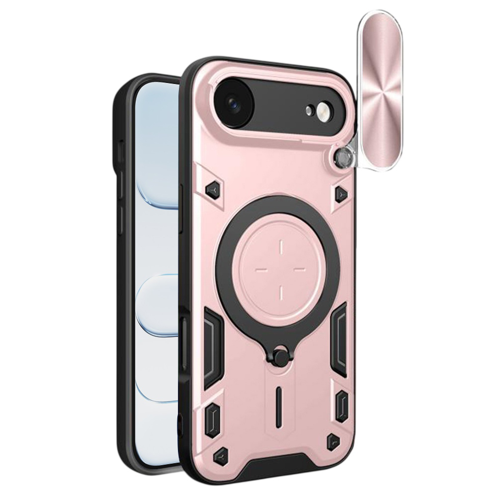 Калъф за iPhone 17 Air - Techsuit CamGuard Pro - Розово злато