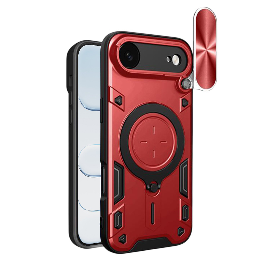 Калъф за iPhone 17 Air - Techsuit CamGuard Pro - Червен