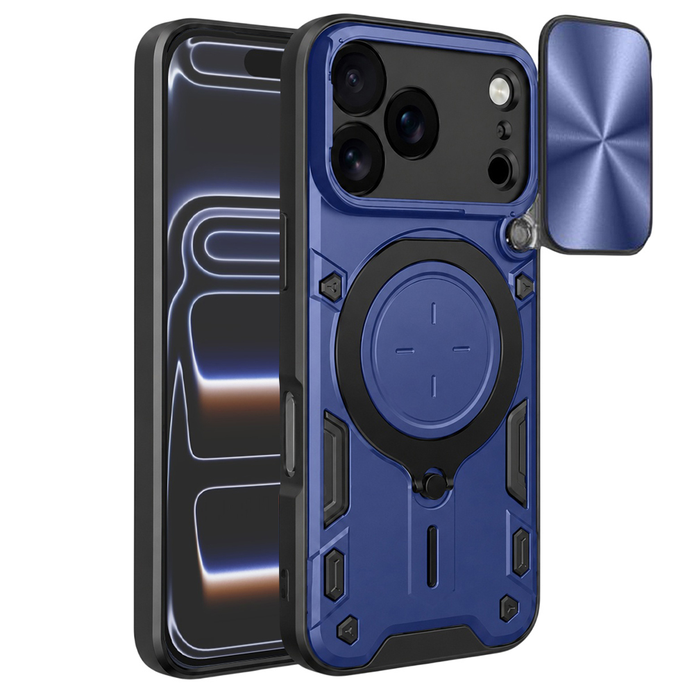 Калъф за iPhone 17 Pro - Techsuit CamGuard Pro - Син