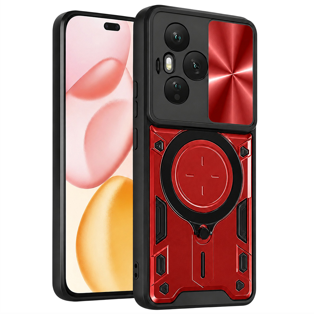 Калъф за Honor 400 Pro - Techsuit CamGuard Pro - Червен