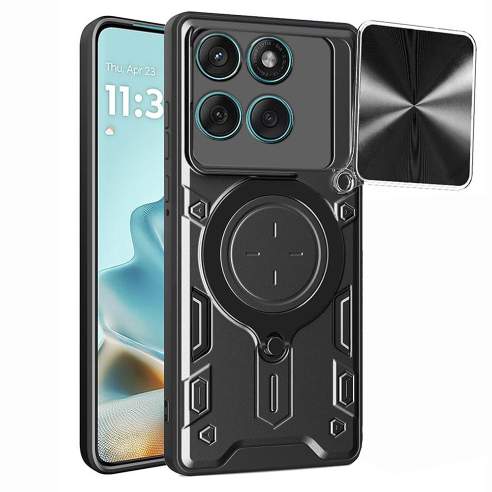 Калъф за Motorola Edge 60 / Edge 60 Fusion - Techsuit CamGuard Pro - Черен