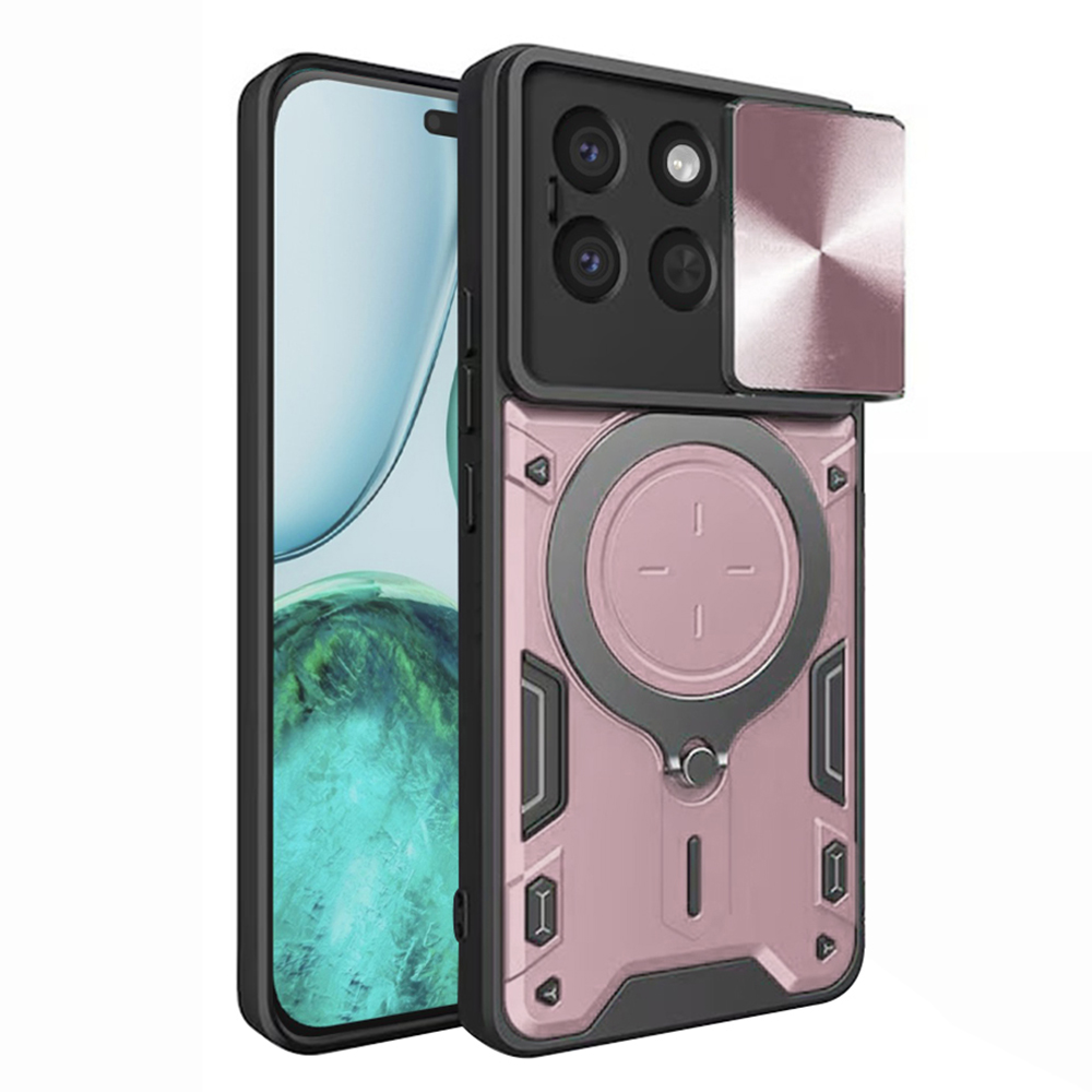 Калъф за Honor X8c - Techsuit CamGuard Pro - Розово злато