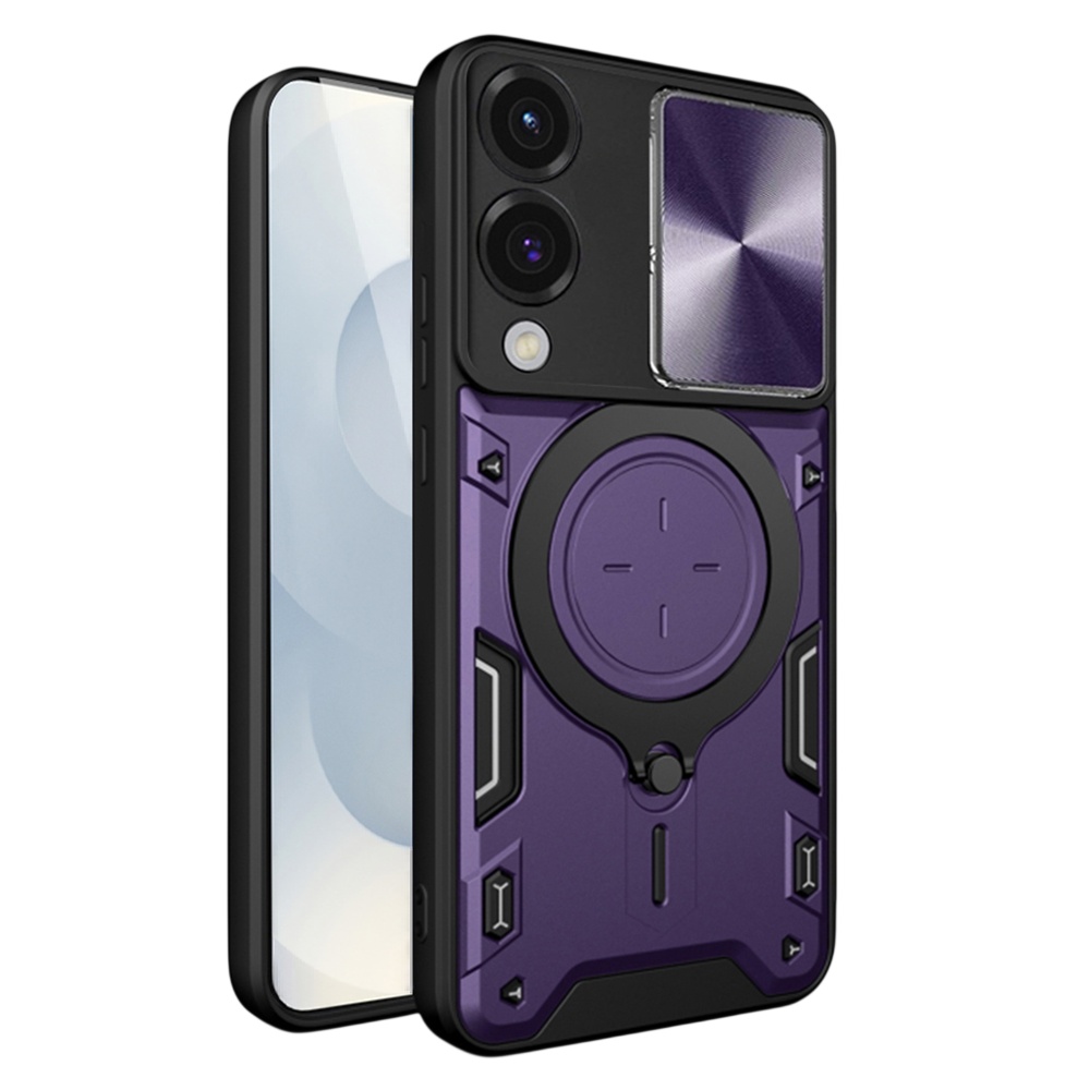 Калъф за Samsung Galaxy S25 Edge - Techsuit CamGuard Pro - Лилав