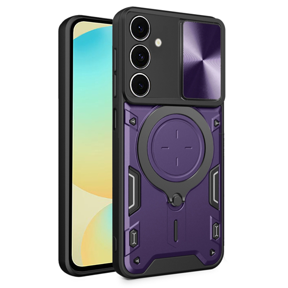 Калъф за Samsung Galaxy S24 FE - Techsuit CamGuard Pro - Лилав
