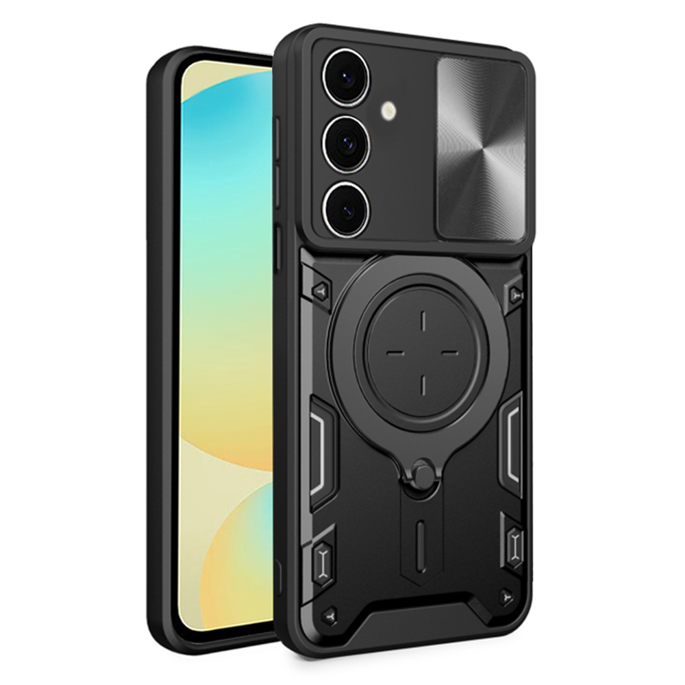 Калъф за Samsung Galaxy S24 FE - Techsuit CamGuard Pro - Черен