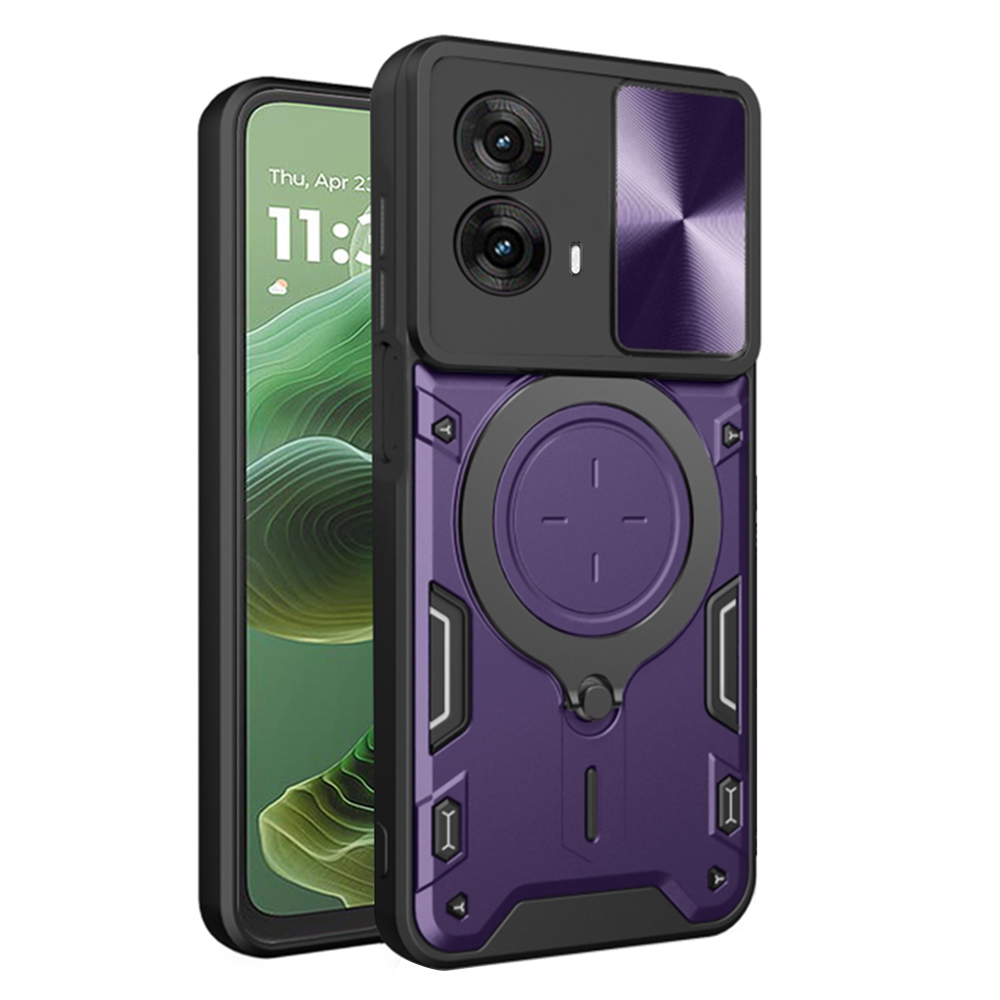 Калъф за Motorola Moto G35 - Techsuit CamGuard Pro - Лилав
