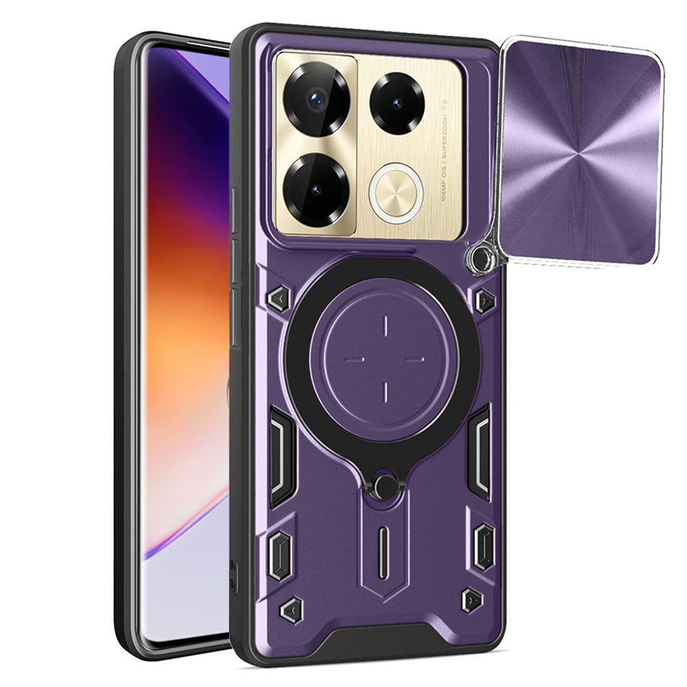 Калъф за Infinix Note 40 Pro+ - Techsuit CamGuard Pro - Лилав