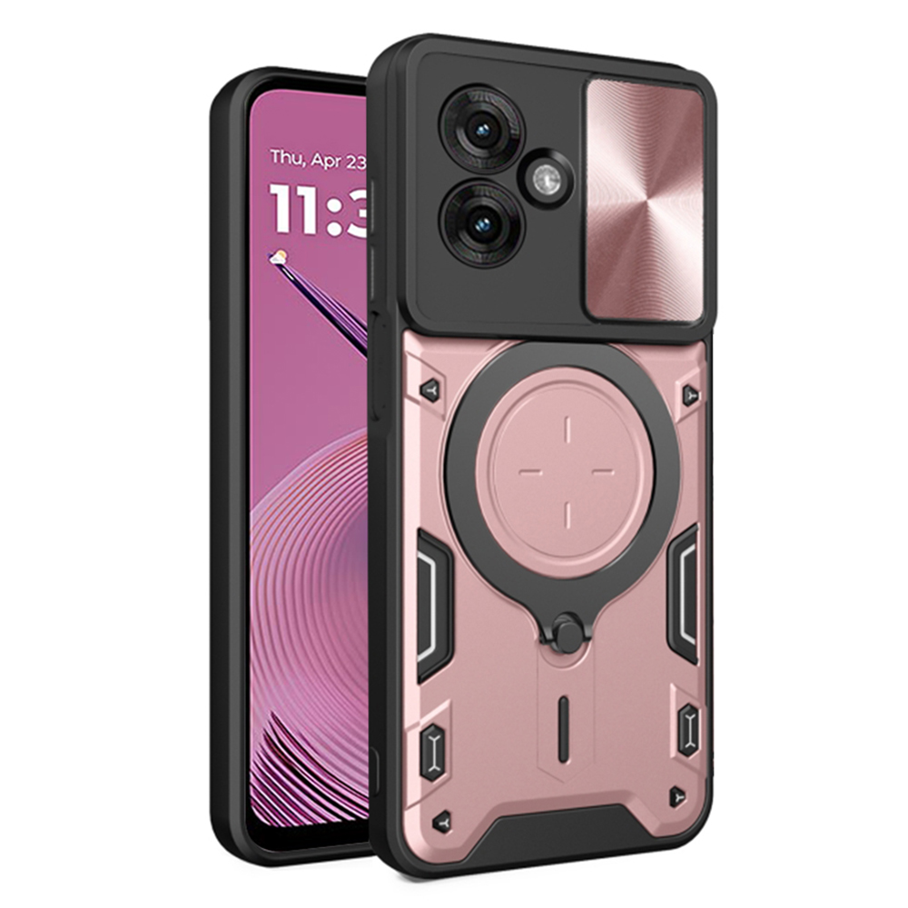 Калъф за Motorola Moto G55 - Techsuit CamGuard Pro - Розово злато