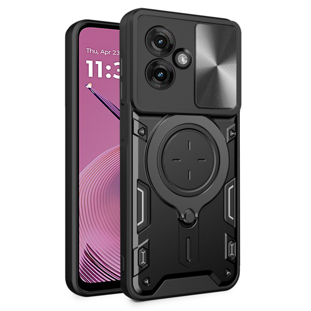 Калъф за Motorola Moto G55 - Techsuit CamGuard Pro - Черен