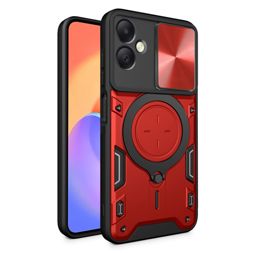 Калъф за Samsung Galaxy A06 4G - Techsuit CamGuard Pro - Червен