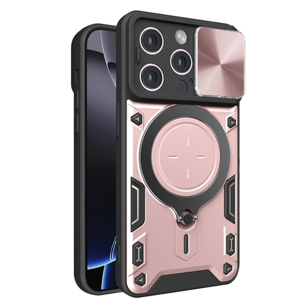 Калъф за iPhone 16 Pro Max - Techsuit CamGuard Pro - Розово злато