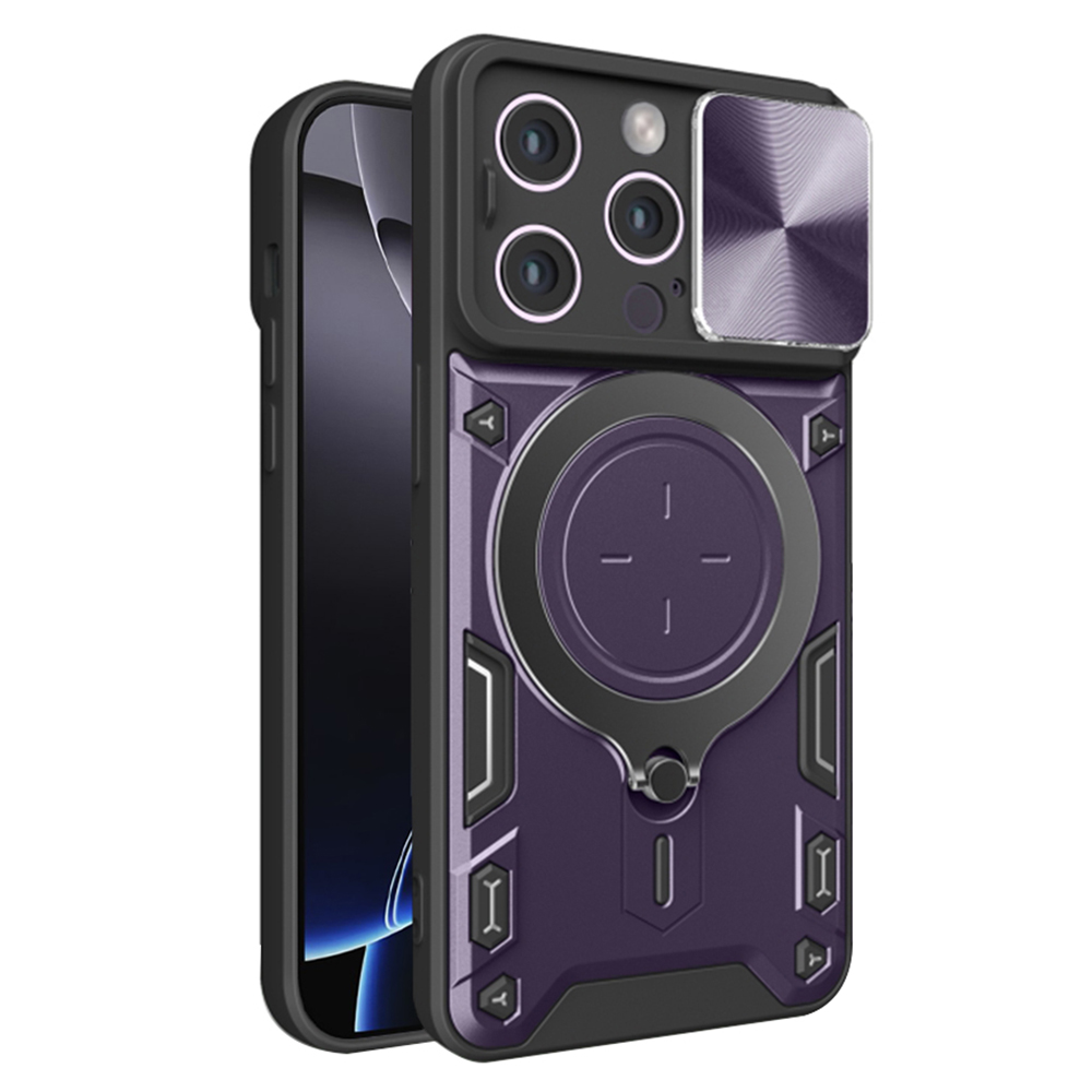 Калъф за iPhone 16 Pro Max - Techsuit CamGuard Pro - Лилав