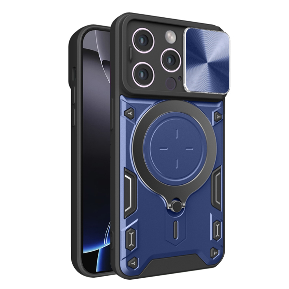 Калъф за iPhone 16 Pro Max - Techsuit CamGuard Pro - Син