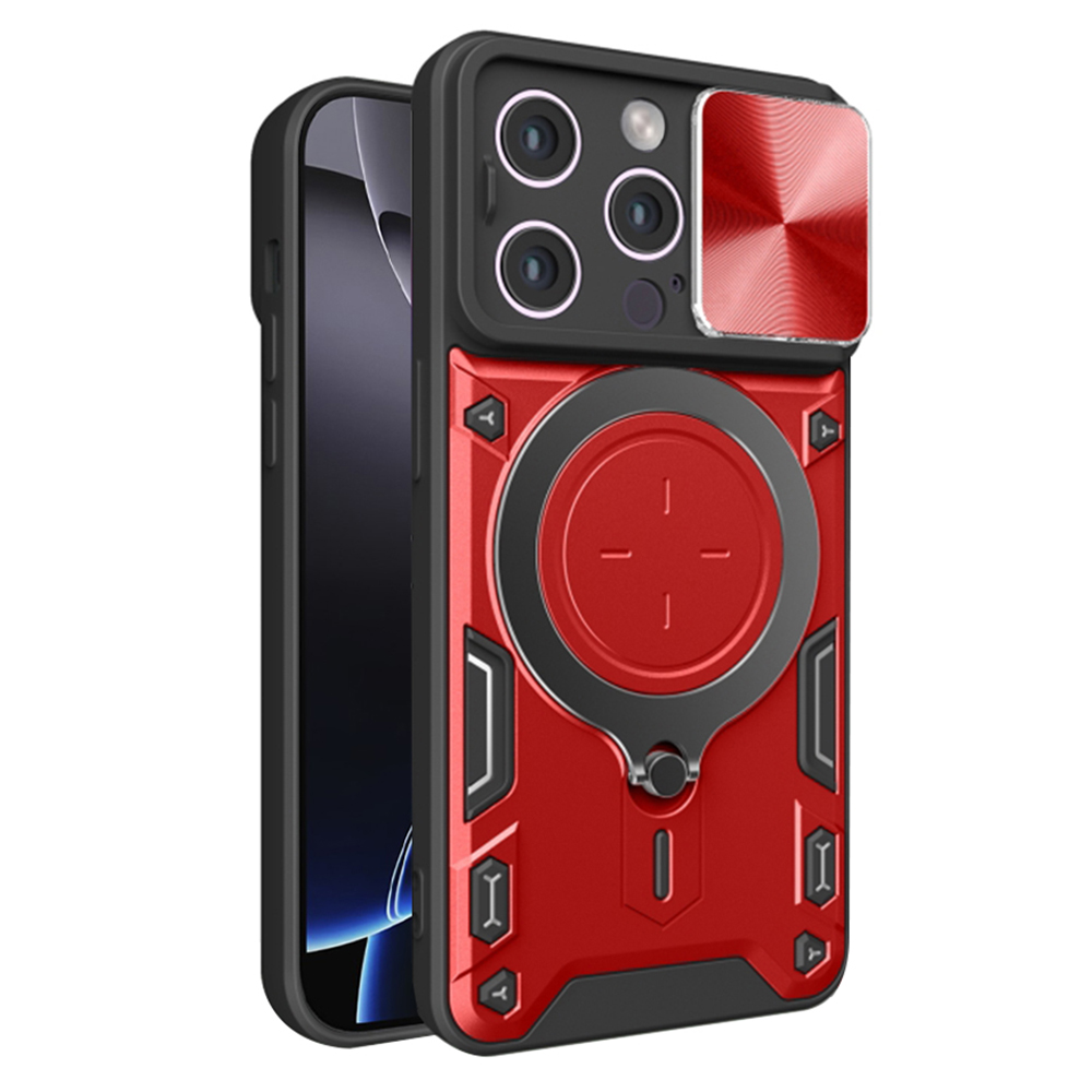 Калъф за iPhone 16 Pro Max - Techsuit CamGuard Pro - Червен