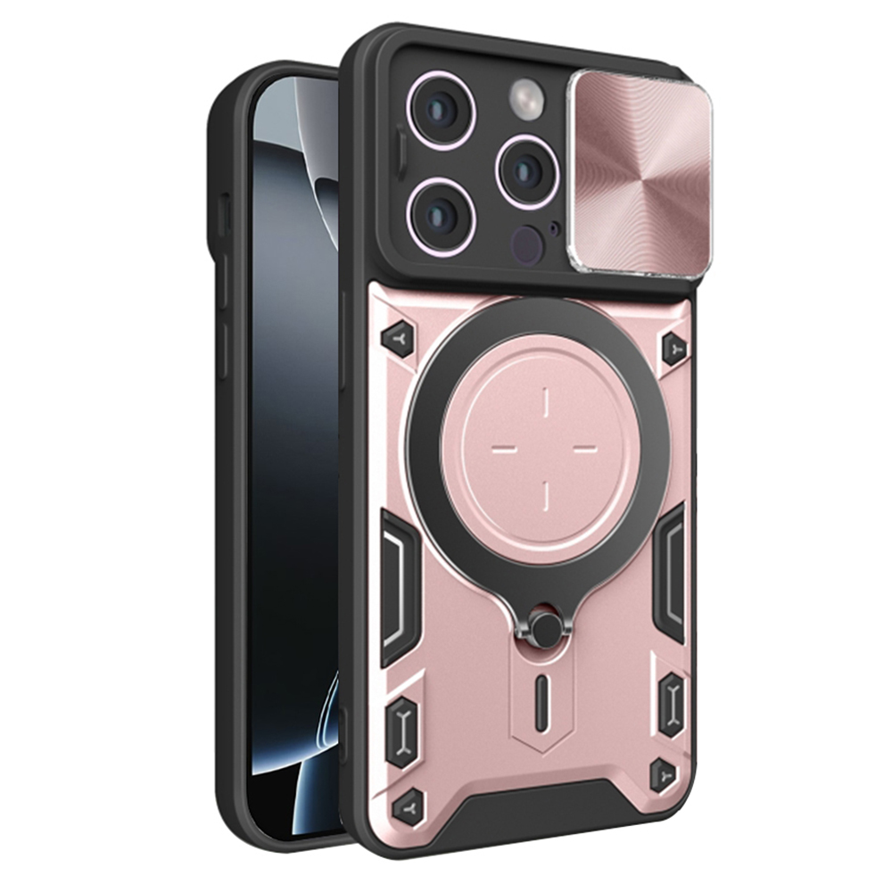 Калъф за iPhone 16 Pro - Techsuit CamGuard Pro - Розово злато