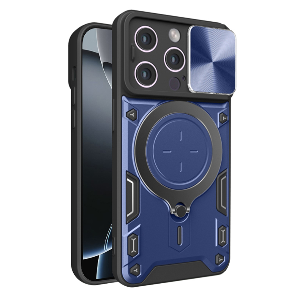 Калъф за iPhone 16 Pro - Techsuit CamGuard Pro - Син
