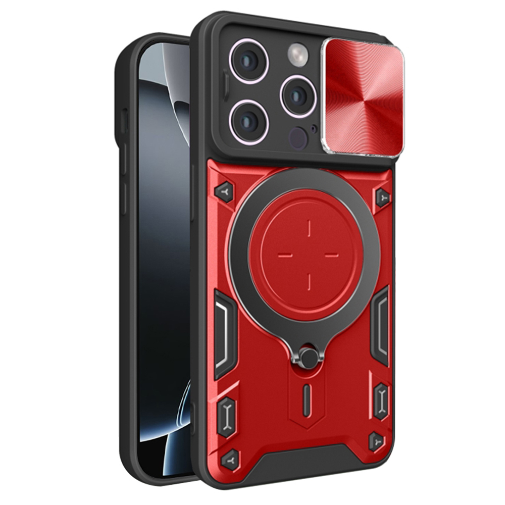 Калъф за iPhone 16 Pro - Techsuit CamGuard Pro - Червен