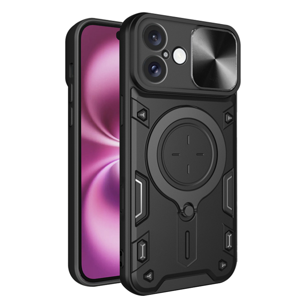 Калъф за iPhone 16 Plus - Techsuit CamGuard Pro - Черен