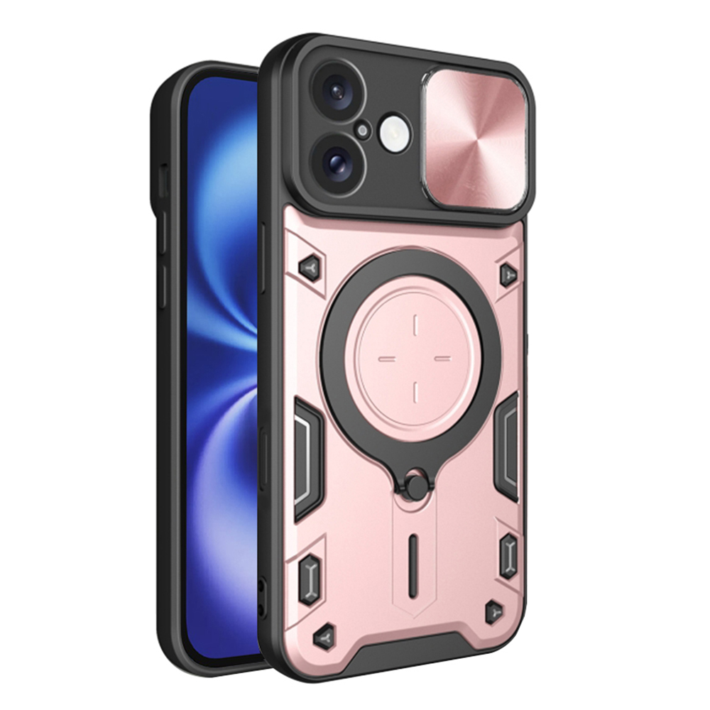 Калъф за iPhone 16 - Techsuit CamGuard Pro - Розово злато