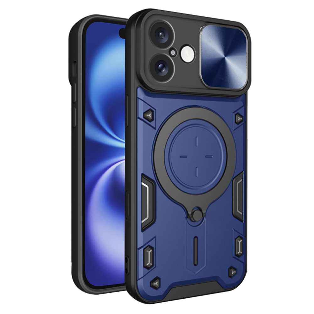 Калъф за iPhone 16 - Techsuit CamGuard Pro - Син