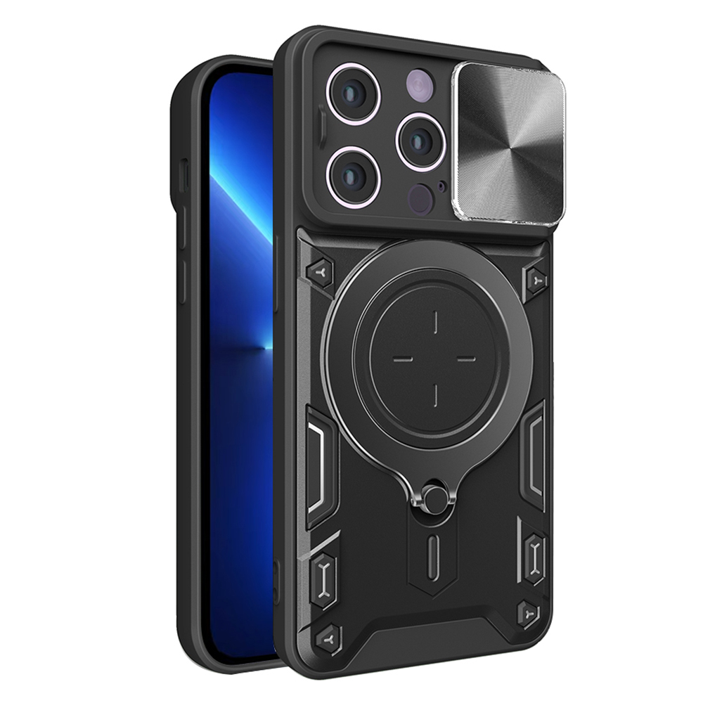 Калъф за iPhone 13 Pro Max - Techsuit CamGuard Pro - Черен