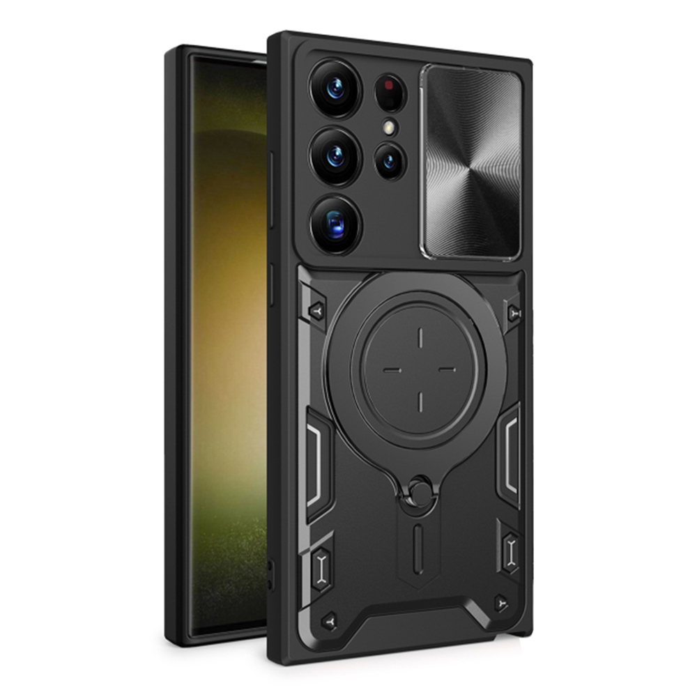 Калъф за Samsung Galaxy S23 Ultra - Techsuit CamGuard Pro - Черен