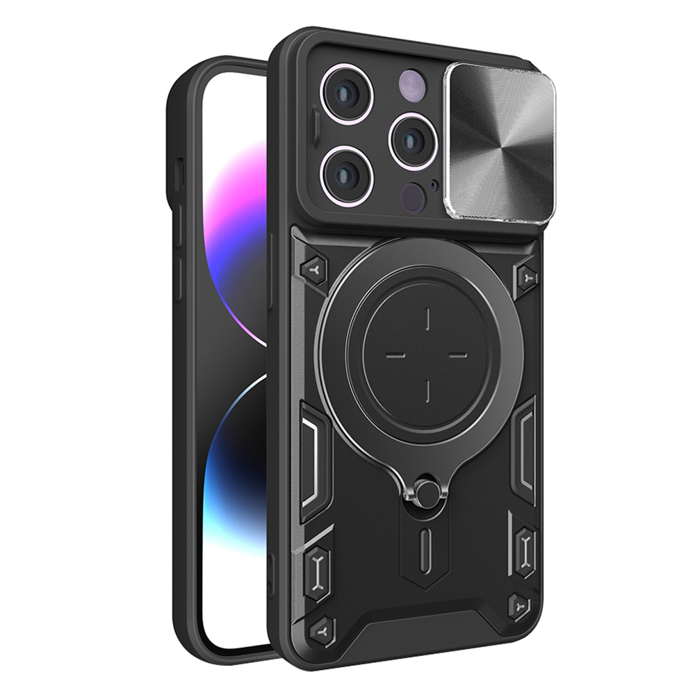 Калъф за iPhone 14 Pro - Techsuit CamGuard Pro - Черен