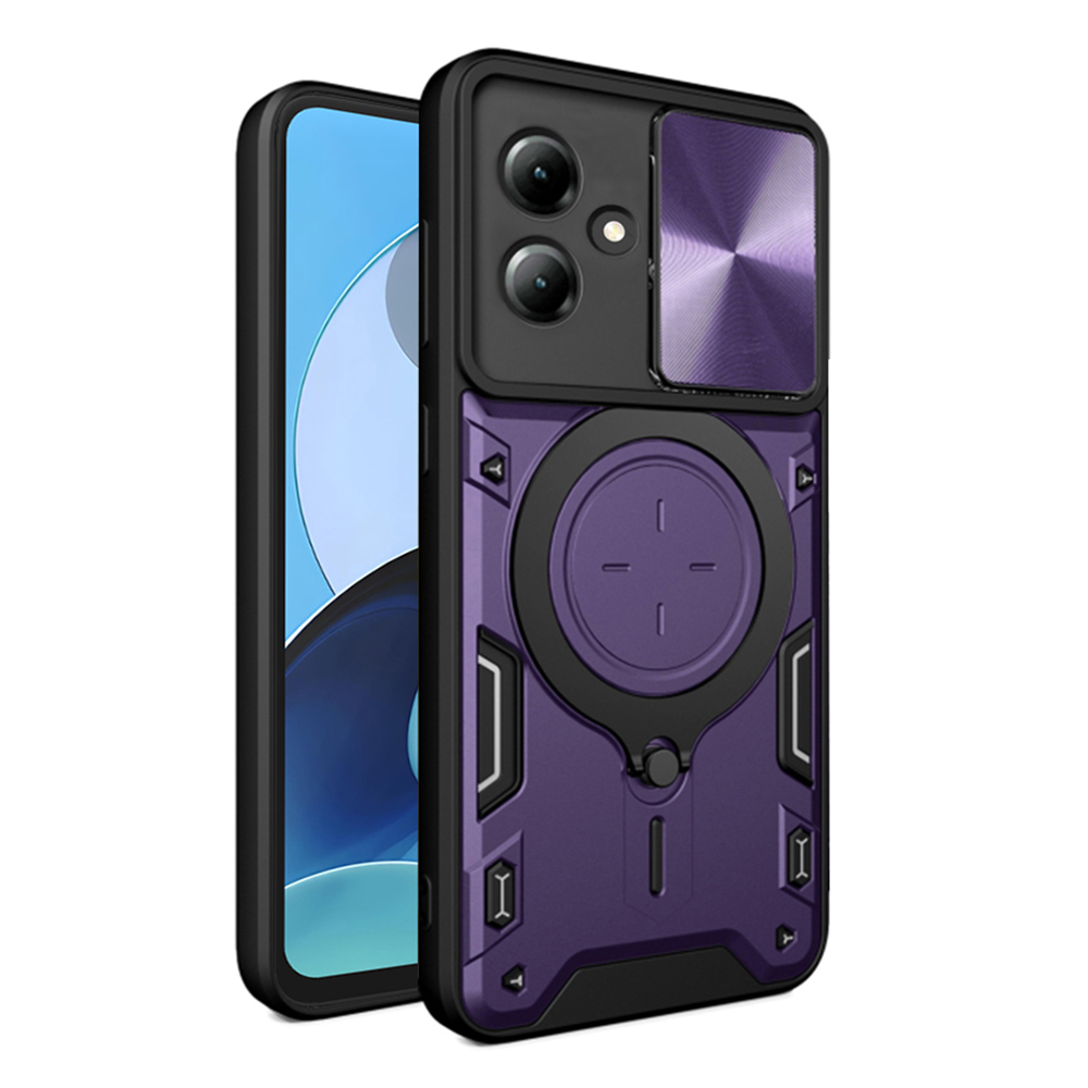 Калъф за Motorola Moto G14 - Techsuit CamGuard Pro - Лилав
